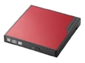 レッド Logitec ポータブルDVDスーパーマルチ LDR-PME8U2L